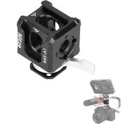 Adaptateur Cold Shoe Triple Avec Trou Fileté De 1/4"", Trous De Positionnement Arri De 1/4"" Et 3/8"", Pour Caméra Support De Moniteur, Bras Magique, Lumière Led Et Microphone - N45-A[Zha5220001]2026]