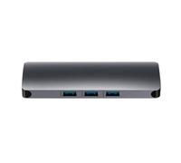 Adaptateur combo USB-C, sortie HDMI 4K, transfert de données ultra-rapide, charge rapide 100 W, dongle Gigabit RJ45 pour MacBook, Dell, Lenovo, HP