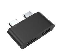 Adaptateur compact USB C Hubs haute vitesse 10 Gbit/s USB C Extension Dock Adaptateur en aluminium pour bureau et divertissement Accessoires mobiles