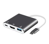 Adaptateur compact USB C vers HDMI avec chargement 4K PD65W pour ordinateurs portables haute résolution