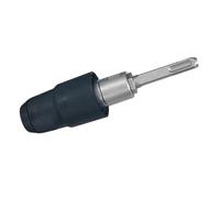 Adaptateur compatible avec SDSPlus vers SDSMax 8 1/4" Long Rotatifs Marteaux Outil en alliage d'acier noir