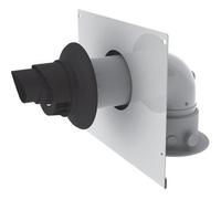 Adaptateur concentrique et plaque de montage Nefit pour passage mural 60/100 7746901798