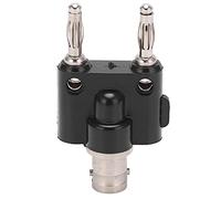 Adaptateur Connecteur BNC Femelle vers Fiche Banane, Accessoire de Test Oscilloscope, Durable et Fiable - Connexion Rapide, Résistance Vibration, Usage Radiofréquence