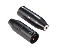 Adaptateur Connecteur XLR vers Jack 3,5 Mm, Connecteur Mini Jack Stéréo TRS 3,5 Mm Femelle vers Connecteur 3 Broches XLR Mâle, Convertisseur Audio pour Caméscopes, Enregistreurs, Table De Mixage