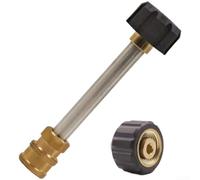 Adaptateur Connexion Rapide 1/4 pour Kärcher pour hd - Raccord Aluminium 3500 PSI pour Haute Pression K2-K7-12cm(Danish Niki model)