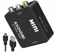 Adaptateur convertisseur AV RCA CVBS Cinch vers HDMI 1080p Koanni