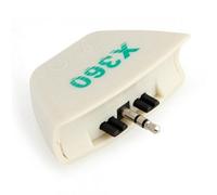 Adaptateur convertisseur Casque et Micro - prise jack 3.5 mm - pour Microsoft Xbox 360 Xbox360 - Blanc