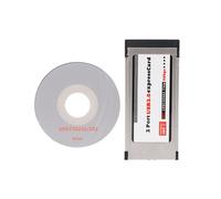 Adaptateur convertisseur de carte ExpressCard 34 mm vers USB 3.0 à 2 ports