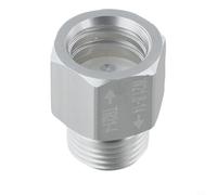 Adaptateur convertisseur de cylindre de soda TR21-4 vers W21.8-14 en alliage d'aluminium pour système de brassage de bière pression et configuration de fermentation à domicile