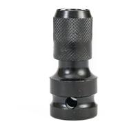 Adaptateur convertisseur de douille carrée femelle 1/2" vers tige hexagonale 1/4" - Acier au chrome vanadium, libération rapide pour clés électriques et cliquets