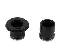 Adaptateur convertisseur de moyeu de roue à libération rapide vers axe enfichable, embout 9-15/10-12 mm, alliage d'aluminium, pour moyeu de vélo avant 100 mm M9 vers 15 mm, arrière 135-142 mm M10 à 12