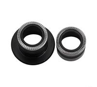 Adaptateur convertisseur de moyeu de roue à libération rapide vers axe enfichable, embout 9-15/10-12 mm, alliage d'aluminium, pour moyeu de vélo avant 100 mm M9 à 15 mm, arrière 135-142 mm M10 à 12 mm