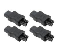 Adaptateur convertisseur de puissance IEC320C8 vers C5AC, haute tension, boîtier moulé renforcé, résistant à l'usure, noyau en cuivre isolé,
