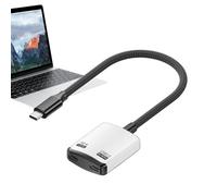 Adaptateur convertisseur de type C, écran de résolution 8K, connecteur de jeu audio de type C de 15,2 cm avec signal haute vitesse, accessoire électronique, outil domestique avec utilisation