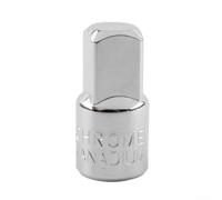 Adaptateur convertisseur d'entraînement en acier pour systèmes de clés à douille prenant en charge les raccords femelles vers mâles de 6,35 mm, 9,5 mm et 1,27 cm (B)