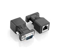Adaptateur Convertisseur D'extension Vga Rj45, Lot de 2 Pièces