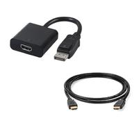 Adaptateur convertisseur Display port vers HDMI + Câble HDMI 2 mètres - Straße Tech ®
