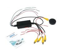 Adaptateur convertisseur grand angle pour caméra avec imagerie haute résolution et résistant aux intempéries pour une utilisation durable du véhicule, guide d'installation facile (français non garanti