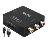 Adaptateur convertisseur HDMI 1080p vers AV 3xRCA CVBS Cinch