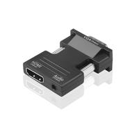 Adaptateur convertisseur HDMI vers VGA mâle femelle 1080p actif,dongle avec audio 3.5mm,connecteur HDMI portable pour ordinateur portable,PC,PS3 - Type HDMI TO VGA