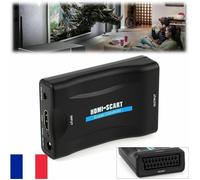 Adaptateur Convertisseur HDMI - ZISONIX - SCART - 1080p - Noir - Câble DC inclus