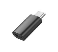 Adaptateur Convertisseur OTG Micro-USB Femelle vers USB-C Mâle Blue Star Noir