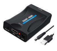 Adaptateur convertisseur péritel vers HDMI, convertisseur audio vidéo prise en charge HDMI 720p/1080p pour lecteur DVD vers TV YYV