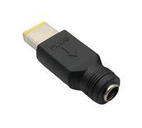 Adaptateur convertisseur portable DC5521 femelle vers port carré mâle pour ordinateur portable YOGA 11S 13