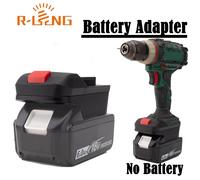 Adaptateur convertisseur pour batterie au lithium Makita 18V BL1860 vers outils électriques Lidl Parkside X20V Li-Ion (sans batterie) noir