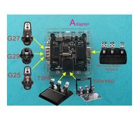 Adaptateur convertisseur pour Logitech G25/G27/G29 Simracing, pédale de jeu, changement de vitesse, adaptateur MOD pour pédale Thrustmaster T3PA PRO 1 set