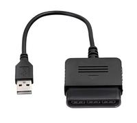 adaptateur convertisseur pour manette de PS1 ps2 à PS3 ou PC, compatible Sony PS1 PS2, 20 cm, noir