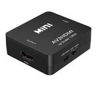 Adaptateur Convertisseur - RCA vers HDMI - 1080P - Support PAL/NTSC - Noir - Vidéo Audio