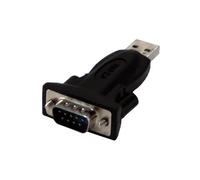 adaptateur Convertisseur USB 2.0 série RS232 1 port DB09 mâle + rallonge 1 80m