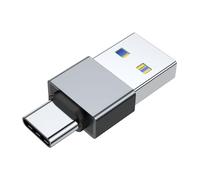 Adaptateur convertisseur USB 3.0 mâle vers type C mâle pour téléphone portable, prise et utilisation en alliage d'aluminium de type C vers câble USB