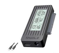 Adaptateur convertisseur USB 3 1 externe pour disques durs et SSD de 2 5/3 5" avec transfert de données rapide 5 Gbit/s compatible avec et systèmes d'exploitation (CC)