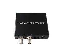 Adaptateur Convertisseur VGA AV CVBS Vers SDI 3RCA, 2 Sorties SDI, Prise UE