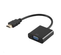 Adaptateur convertisseur vidéo HDMl mâle vers VGA, rvb femelle, 1080P, pour PC noir