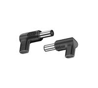 Adaptateur coudé 2-Pack USB-C femelle vers 7.4x5.0mm mâle 20V PD Emulator, 100W