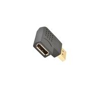 Adaptateur coudé à 90 degrés 1920 x 1080 compatible HDTV 1.4 mâle vers femelle pour une gestion facile des câbles