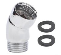 Adaptateur coudé de douche à 135 degrés construit en laiton pour une performance fiable avec douches murales et douches à main