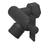 Adaptateur coudé de douche en acier inoxydable chromé à angle et hauteur réglables, pivotant à 360 degrés, filetage G1/2" pour raccords de bras de douche standard, élégant et bas pour profil (C)