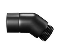 Adaptateur coudé en laiton massif pour pommeau de douche, coude de douche coudé à 45 degrés, raccord coudé pour pommeau de douche coudé, raccord G1/2 femelle vers mâle, noir mat