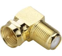 Adaptateur coudé [F mâle vers F femelle ] Renkforce RF-4196994 or 1 pc(s)