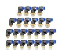 Adaptateur coudé pneumatique PL416 conçu pour une résistance à haute pression et une installation facile (PL16-03)