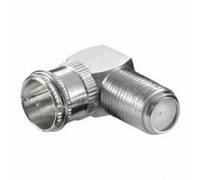 Adaptateur coudé Tv-Sat Fiche-F rapide, Fiche-F