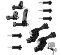 Adaptateur coudé vertical universel à 90 degrés compatible avec Insta360 ONE X2, GoPro Hero 11, 10, 9, 8, 7, 6, 5, 4, DJI Osmo Action 2 et la plupart des caméras d'action