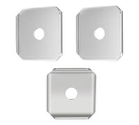 Adaptateur coupe-herbe en acier inoxydable pour débroussailleuse double 1,6 cm Trou central Vibrations Moins XB2 XB3 Modèles X Adaptateur pour coupe