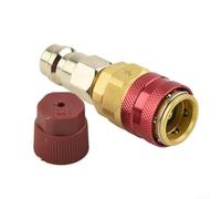 Adaptateur coupleur rapide côté haut A/C automobile pour matériau en laiton R134A