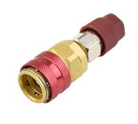 Adaptateur coupleur rapide R134A pour raccord de climatisation de voiture Connecteur d'extension côté haut