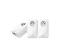 Adaptateur CPL - - KIT3PRISES - 1000 Mbits/s - HomePlug AV - 3 prises incluses